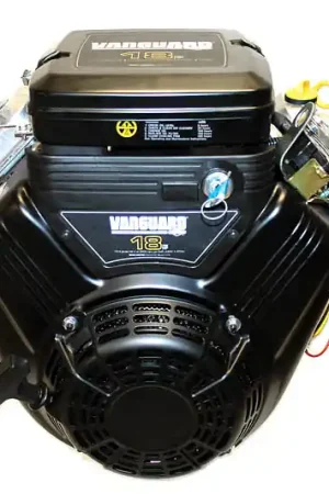 Affordable 356447-0397 - 1 18hp Vanguard Horizontal 3 51/64" Tapered Shaft, Fuel Pump, Recoil Electric Start, Key Switch, Muffler, Briggs Stratton Engine (356447-0397)
