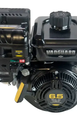 12V332-0138 - 6.5hp Briggs & Stratton Vanguard 200 Series Engine, Horizontal 3/4"x2-27/64" Keyed Shaft, Integrated Cyclonic Air Cleaner, Recoil Start, *Flush mount muffler* (12V332-0138) Buy Today