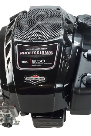 123P32-0025 - 8.5 ft-lbs Briggs & Stratton 850 Professional Series Engine, Vertical 7/8x3-5/32" Shaft, Oil Filter, Recoil Start, Fuel Tank, Stationary Throttle (123P32-0025) Mega Sale