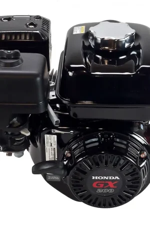 Flash Sale GX200QAPW-B - 5.5 Net Power Honda Engine, Horizontal 3/4"x2-5/16" Keyed Shaft, Recoil Start, Adjustable Speed Throttle (Black). All engine specifications are equivalent to GX200UT2QX2. (GX200QAPW-B)