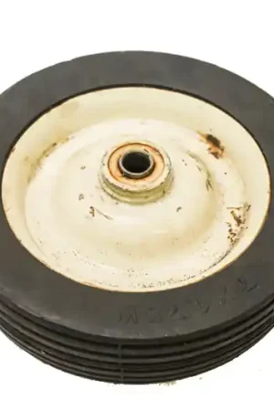 LM-WHEEL-ST-7-W1 - 7" OD White Steel Wheel, 1.75" Wide, .5" Bore, 2.00" Bore Length Lawnmower Parts (LM-WHEEL-ST-7-W1) Time-Limited