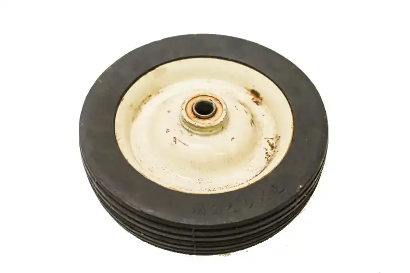 LM-WHEEL-ST-7-W1 - 7" OD White Steel Wheel, 1.75" Wide, .5" Bore, 2.00" Bore Length Lawnmower Parts (LM-WHEEL-ST-7-W1) Time-Limited