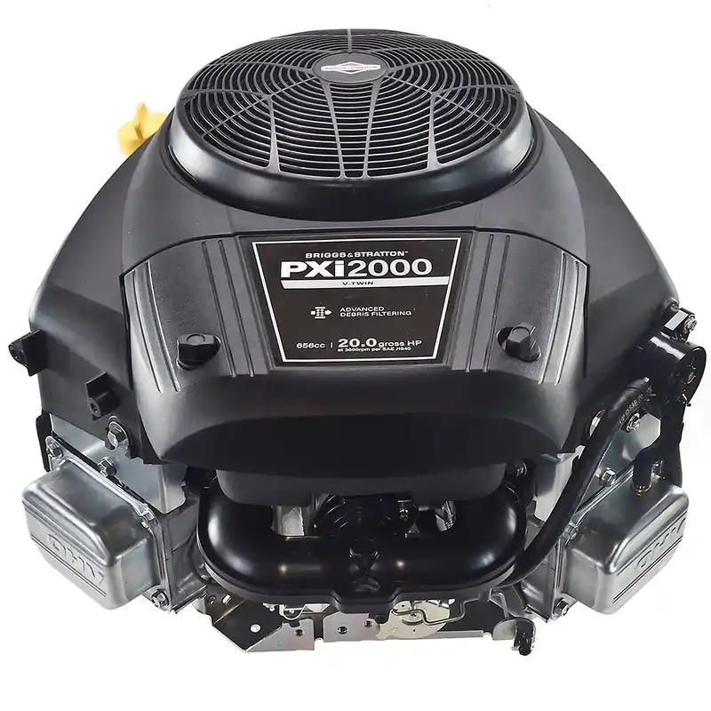 40U877-0025 - 20hp Briggs & Stratton Professional Series Engine, Vertical 1-1/8x4-5/16 Shaft, Electric Start, 16 Amp Alternator, Remote Choke & Throttle (40U877-0025) Popular