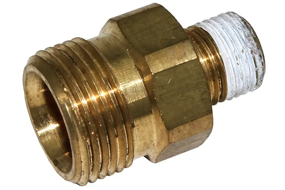 New Release F501W - ADAPTOR 22M MALE X 1 Devilbiss Air Products Pressure Washer Parts (F501W)