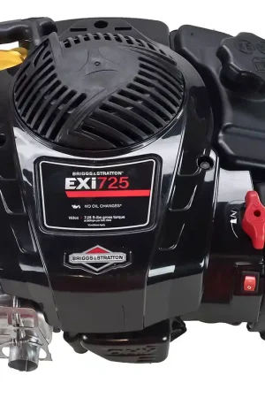 104M02-0183 - 7.25 ft-lbs Briggs & Stratton 725 EXi Series Engine, Vertical 7/8x3-5/32 Shaft, Recoil Start, Heavy Flywheel, No CPSC Blade Brake (104M02-0183) Today Only