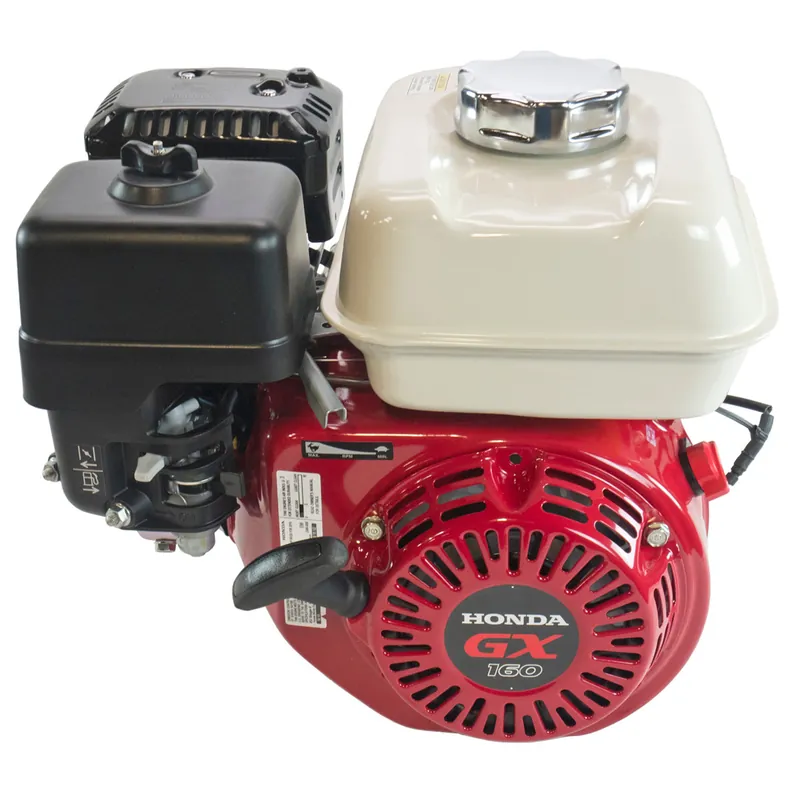 GX160RH - 4.8hp Horizontal 22MM Keyed Shaft, OHV, Cast Iron Sleeve, 2:1 Gear Reduction w/clutch Honda Engine, Honda (GX160RH) Top Pick