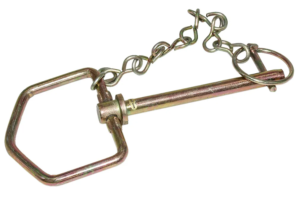 Must Have LES-704402 - Deck Pin With Chain Lesco Lawnmower Parts (LES-704402)
