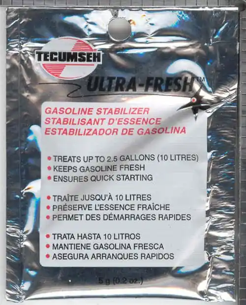 TE-730255A - TECUMSEH ULTRA-FRESH Packet (One pack treats 2.5 Gallons) 730255A Tecumseh Engine Parts, Tecumseh (TE-730255A) Best Price