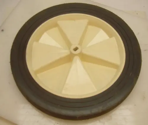 T12X2W-W - 12.00" x 2" wheel for high wheel pushmowers and lawn carts, slotted bore Misc Lawnmower Parts (T12X2W-W) Exclusive Offer