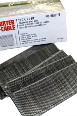 Limited Offer PC-BN18175 - porter cable 18 gauge x 1-3/4" galv brad nails 5000 count box (PC-BN18175)