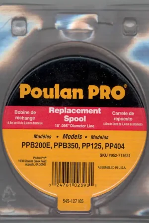 In Demand POU-952711631 - POULAN ACC PP TNG VII .095 X 15FT 952711631 WOUND SPOOL Poulan Handheld Equipment Parts, Poulan (POU-952711631)