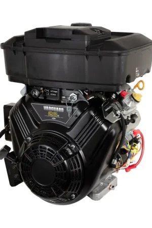 386447-0455 - 23hp Briggs & Stratton Vanguard Engine, 6.95 Qt Tank, Horizontal 1-1/8" x 4" Shaft, Recoil + Electric Start, 16 Amp Alternator (386447-0455) Price Cut