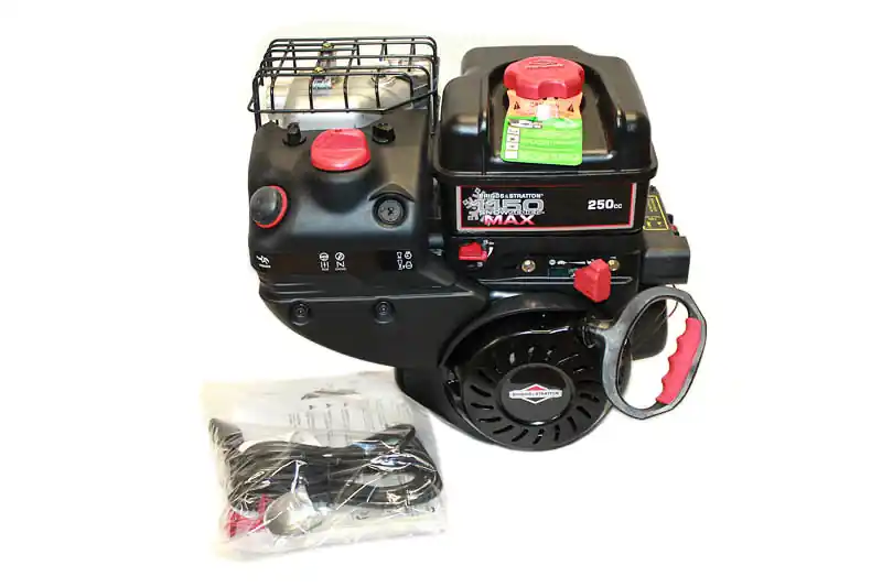 15D114-0017 - 1100 Series Snow Intek OHV 3/4"x2 5/16" Shaft, Recoil & 110 Volt Electric Start, 3 Amp Alternator Briggs & Stratton Engine (15D114-0017) Latest
