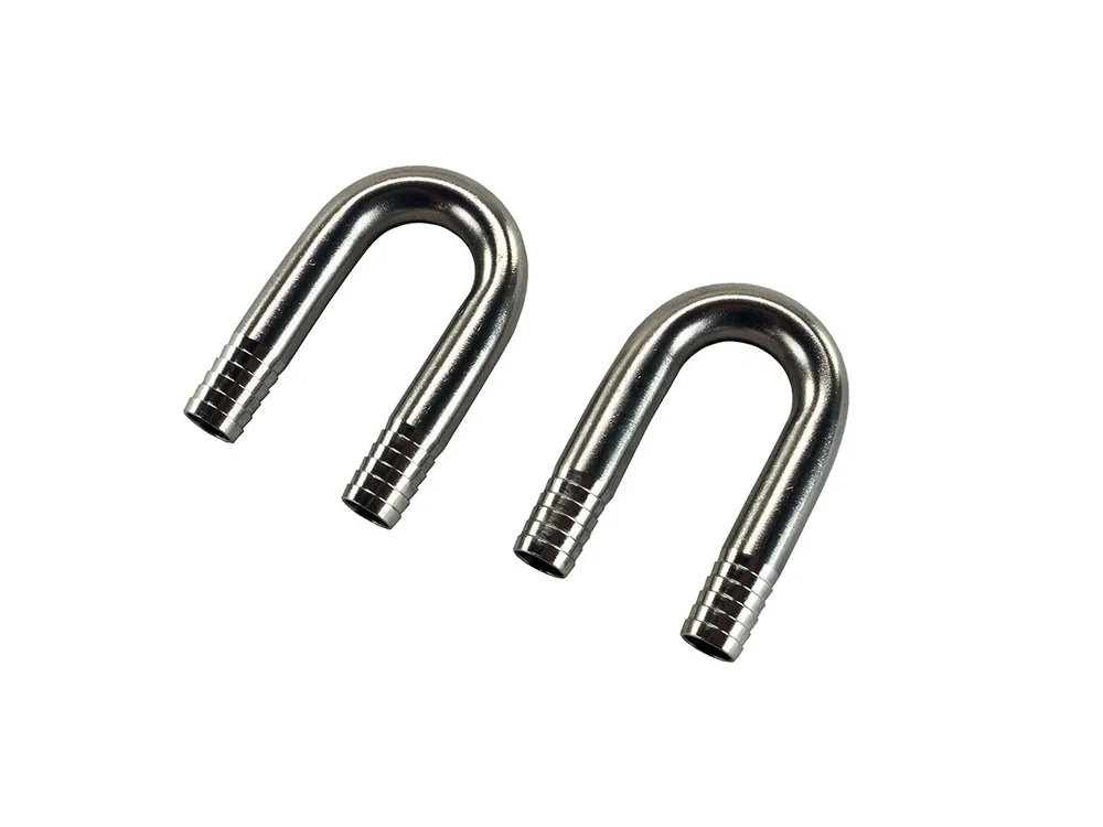 Super Sale UBEND-SS-HOSE-.75 - U Bend for 3/8" ID Vinyl Hose - Stainless Steel - .75" Radius 2 x U Bend for 3/8" ID Vinyl Hose - Stainless Steel - .75" Radius - Used for JD Gator HPX 4x4 (UBEND-SS-HOSE-.75)