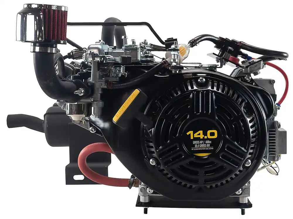 25V337-JD-GATOR-TS - 14hp Briggs & Stratton Vanguard 400 Series Engine, Horizontal 1"x3-21/32" Shaft, Recoil + Electric Start, 20 Amp Alternator, Dual Ball Bearings, Conversion Kit made for John Deere Gator TS (25V337-JD-GATOR-TS) Special Offer