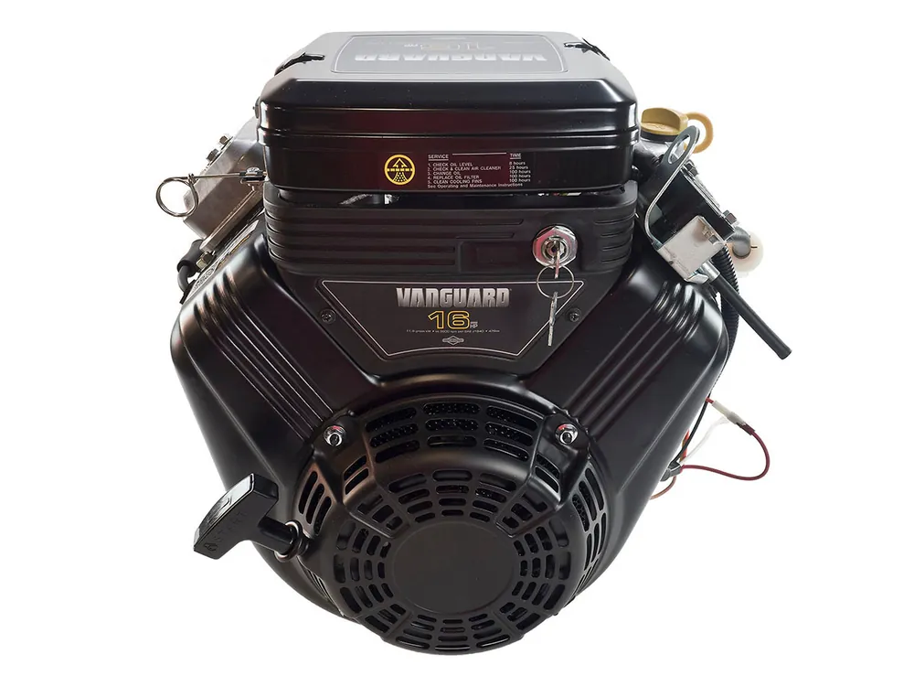 Bargain 305447-0069 - 16hp Briggs & Stratton Vanguard Series Engine, Horizontal Tapered 3-21/64 Shaft, Electric + Recoil Start, 16 Amp Alternator (305447-0069)
